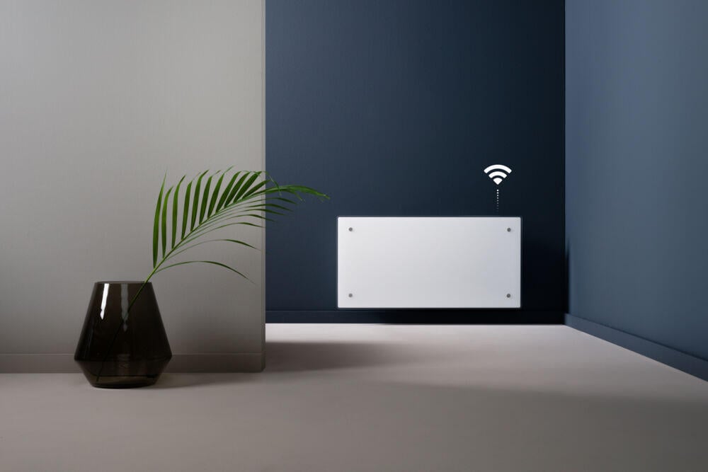 Adax Clea WiFi glass panellist panelovn