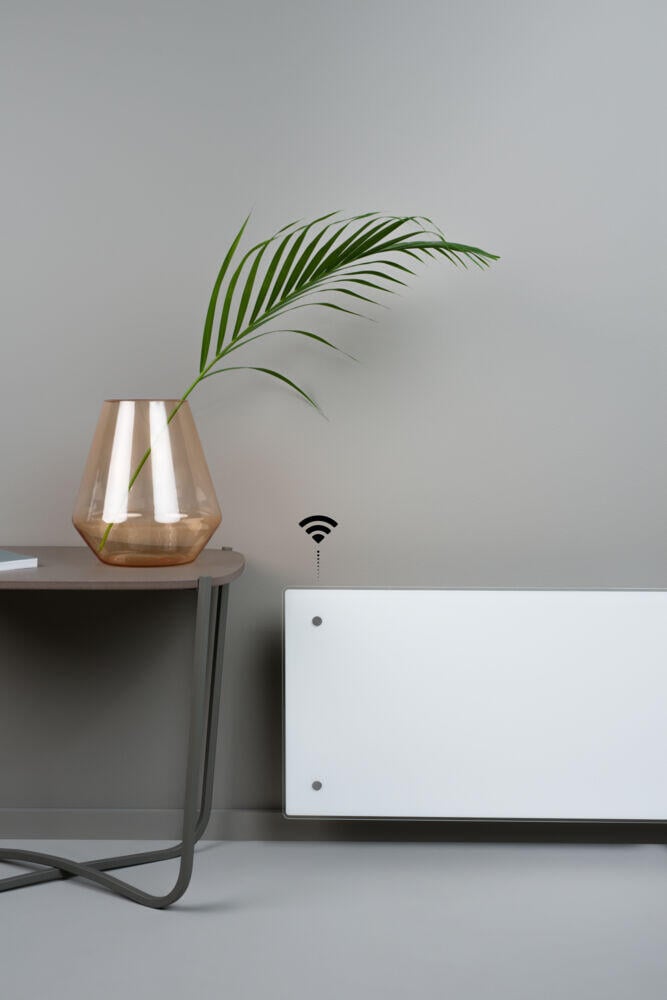 Adax Clea WiFi glass panellist panelovn