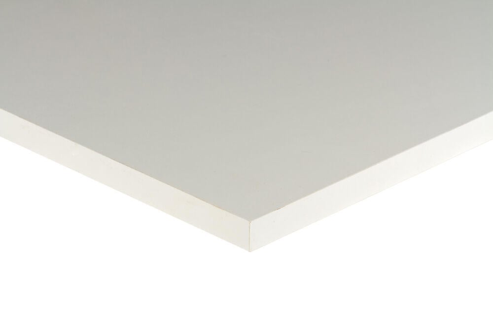 Moelven hvit bommul hobbyplate 18x600