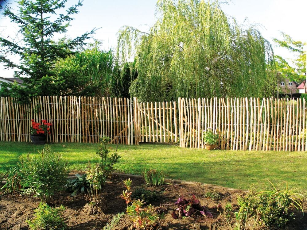 Palmako 120 cm x10 meter hasseltre stakitt