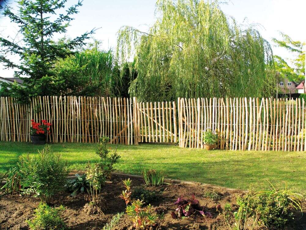 Palmako 120 cm x10 meter hasseltre stakitt