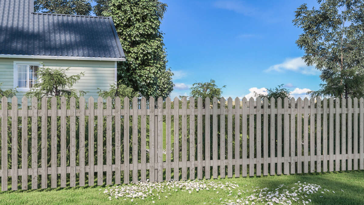 Hagegjerde Luise 180x100 cm impregnert vintage