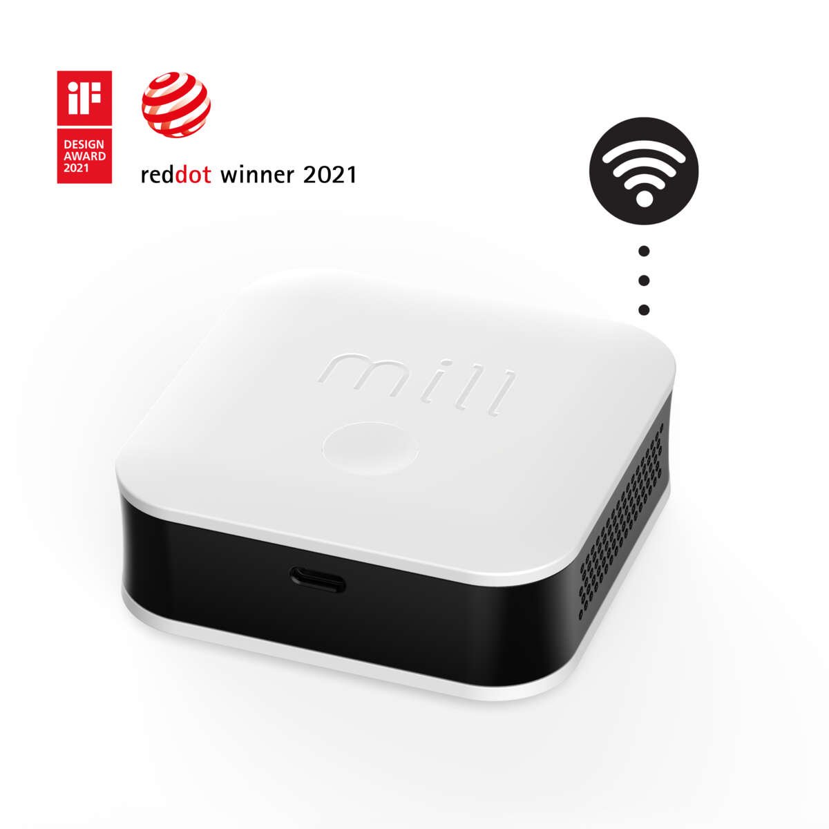 Mill Sense inneklimasensor 3-pakning