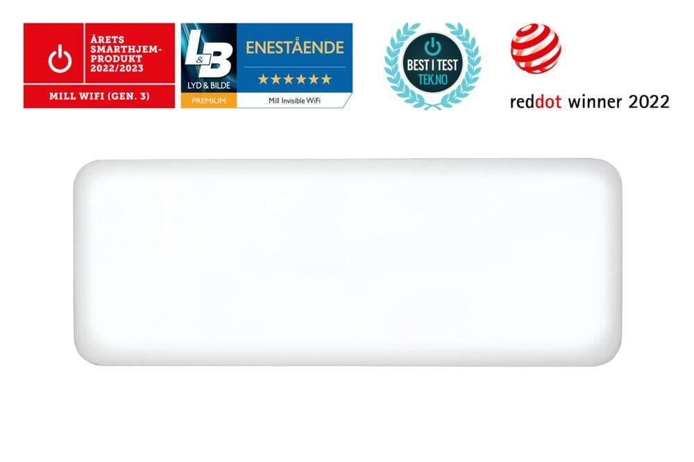 Mill Invisible WiFi Gen 3 2000W panelovn