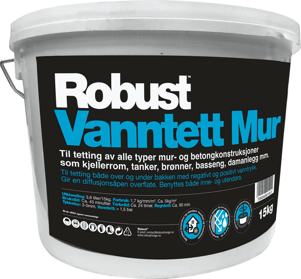 Robust Vanntett Mur