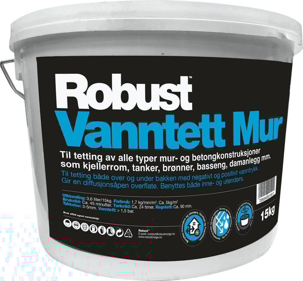 Robust Vanntett Mur