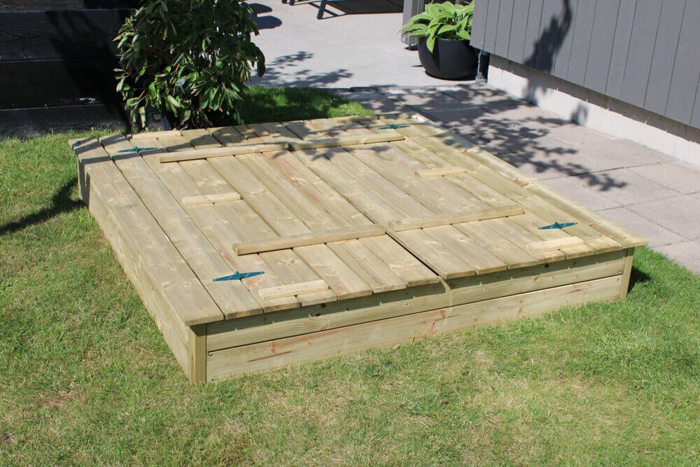 Krifon sandkasse med benklokk