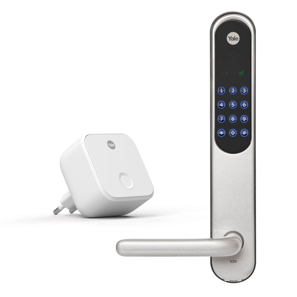 Yale Doorman Classic Connected Retrofit Silver dørlås