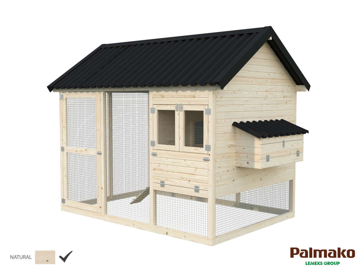 Palmako Hønsehus Chick 6,7 m2