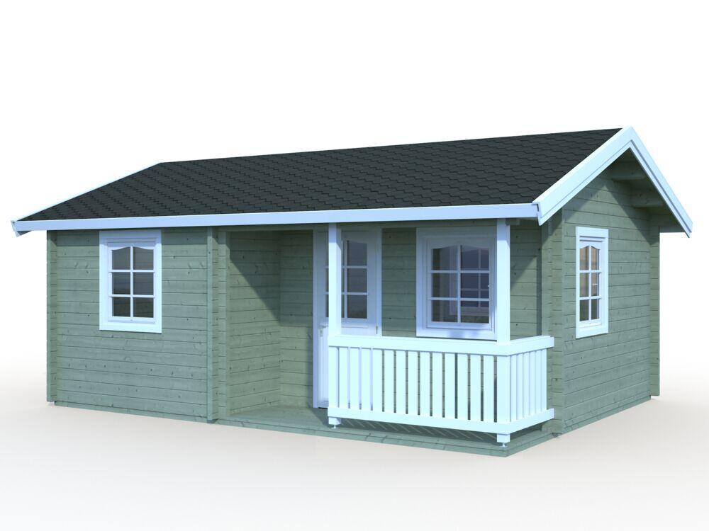 Palmako Hytte Sandra 21,5+3,7 m2