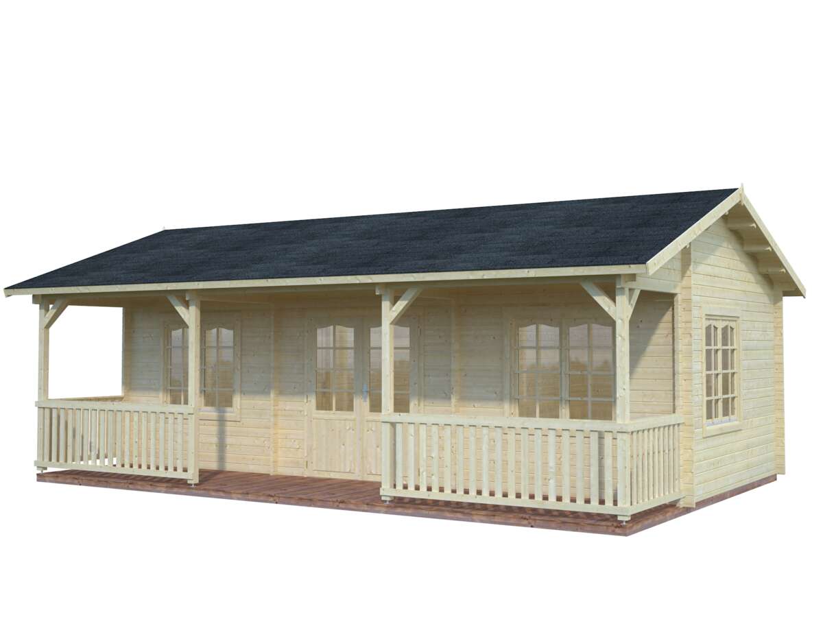 Palmako Hytte sandra 25,6+11,1 m2