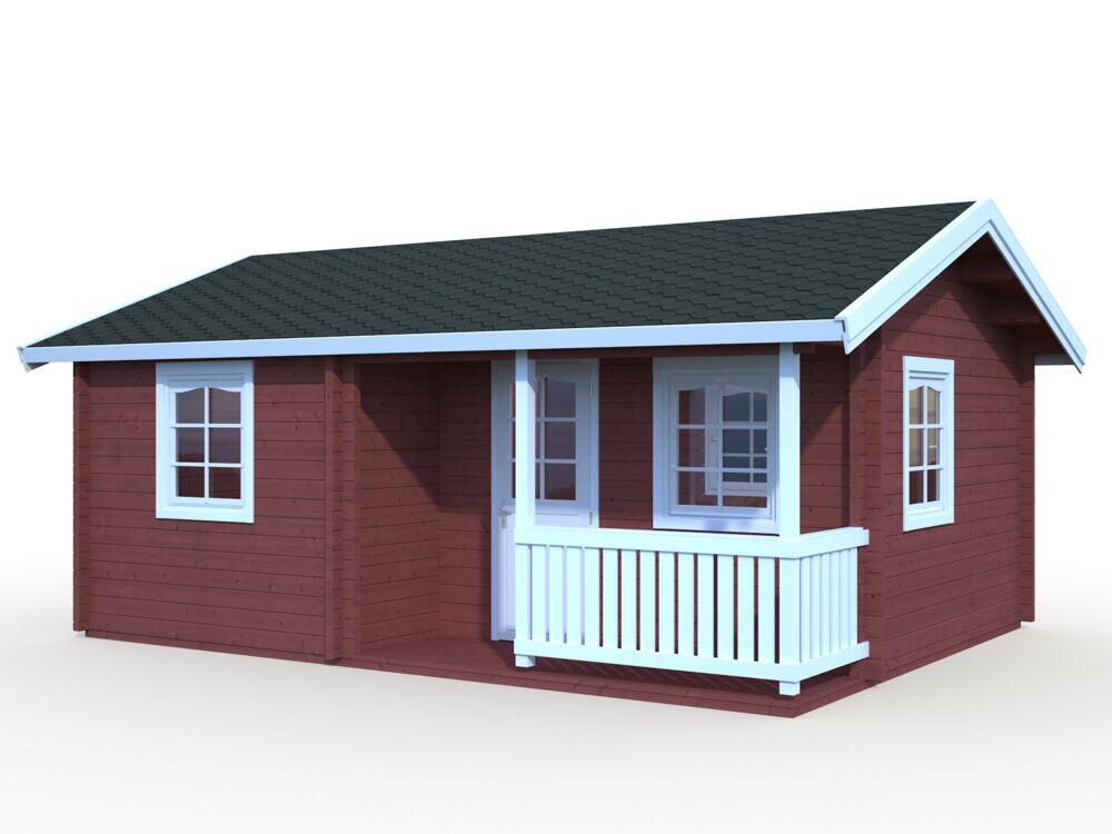 Palmako Hytte Sandra 21,5+3,7 m2