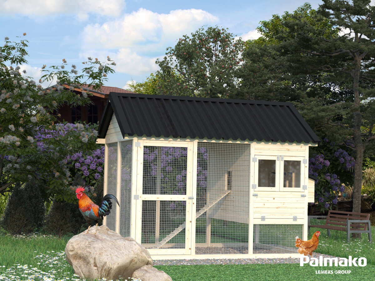 Palmako Hønsehus Chick 6,7 m2
