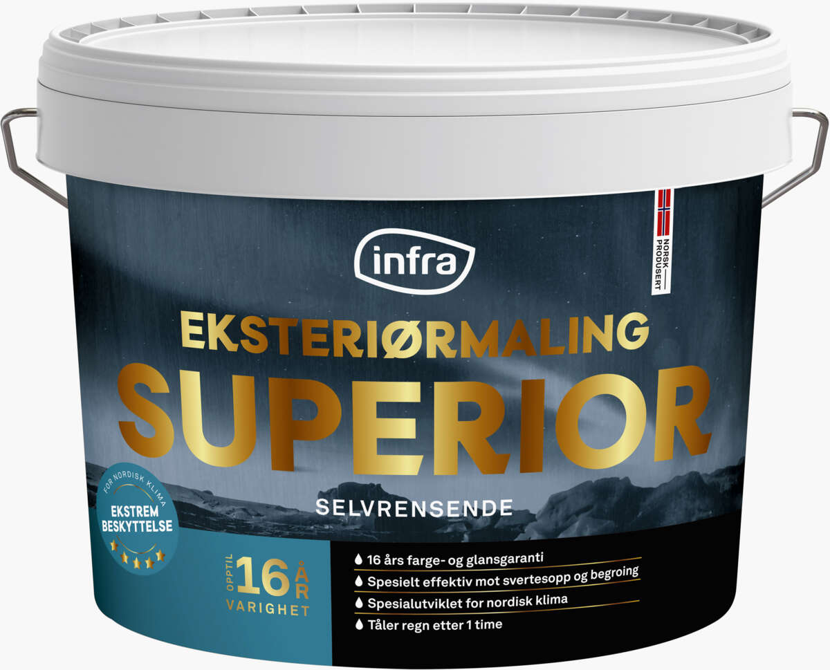 Infra Superior selvrensende eksteriørmaling