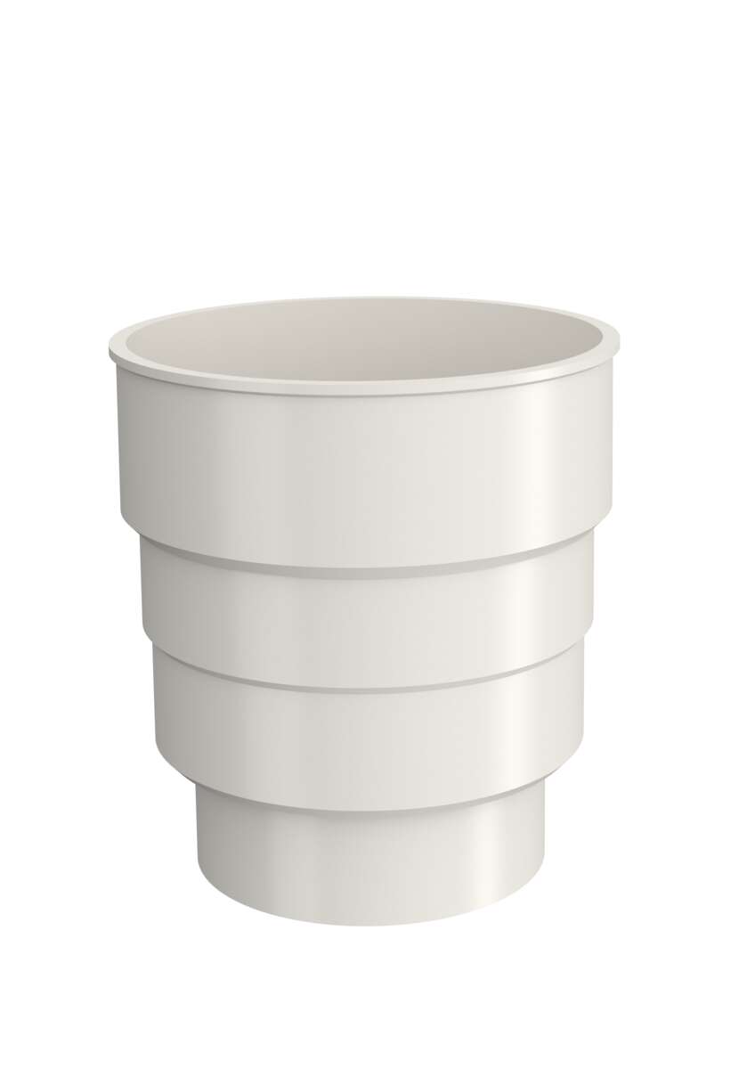 Isola muffe for løvtrakt plast hvit