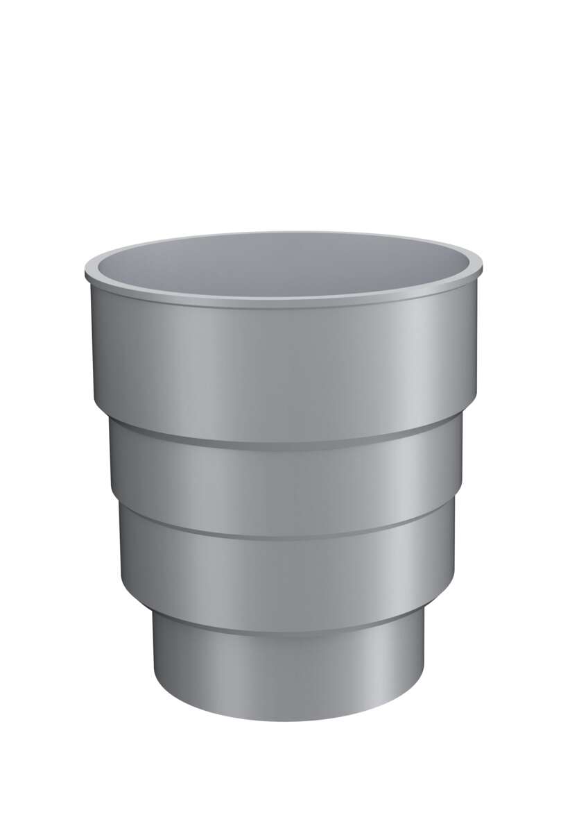 Isola muffe for løvtrakt plast sølv