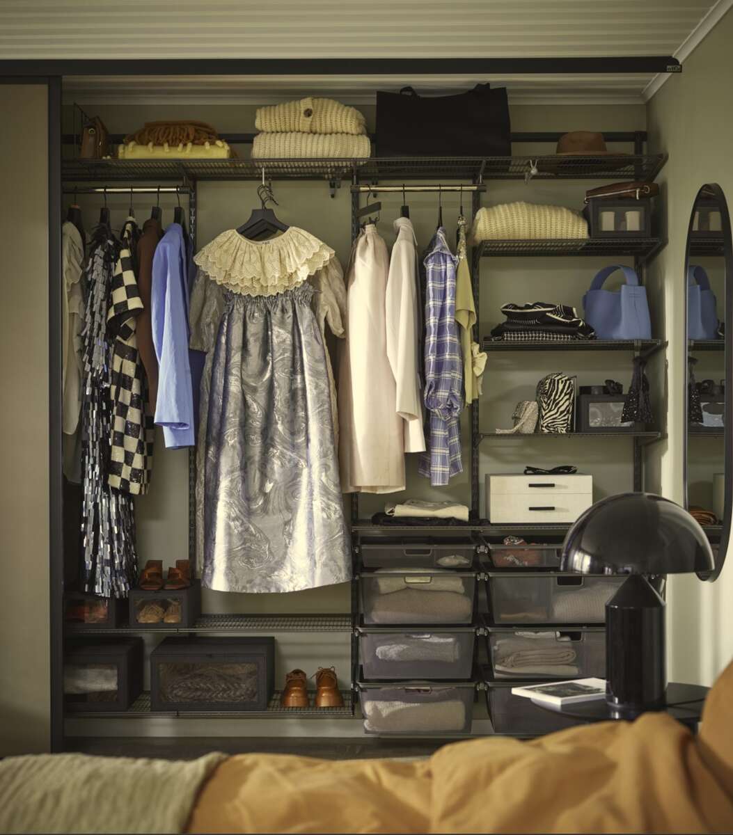 Elfa Klikk-inn graphite 45/3 meshkurv