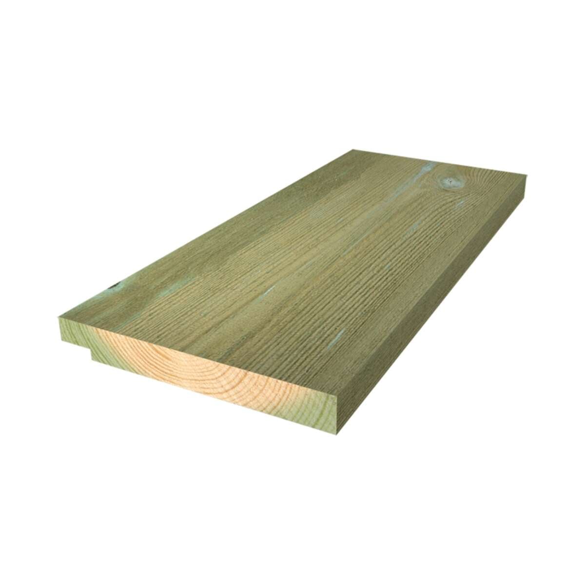 19x173 enkelfals impregnert furu kledning