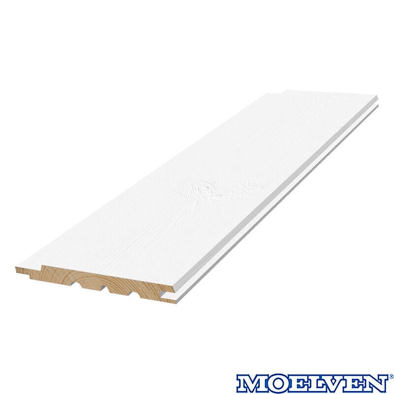 13x120 mm skygge/skrå/bomull furupanel