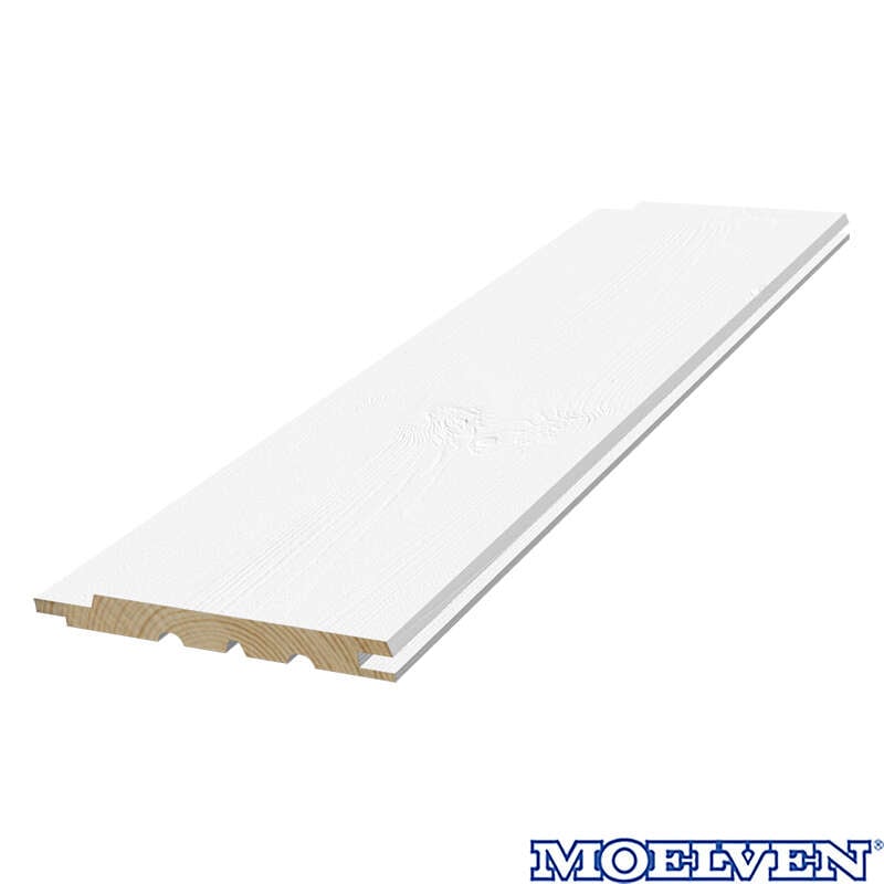 13x120 mm skygge/skrå/bomull furupanel
