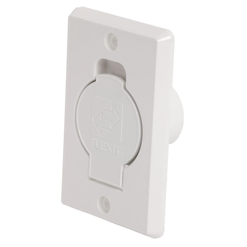 Sugekontakt plast hvit