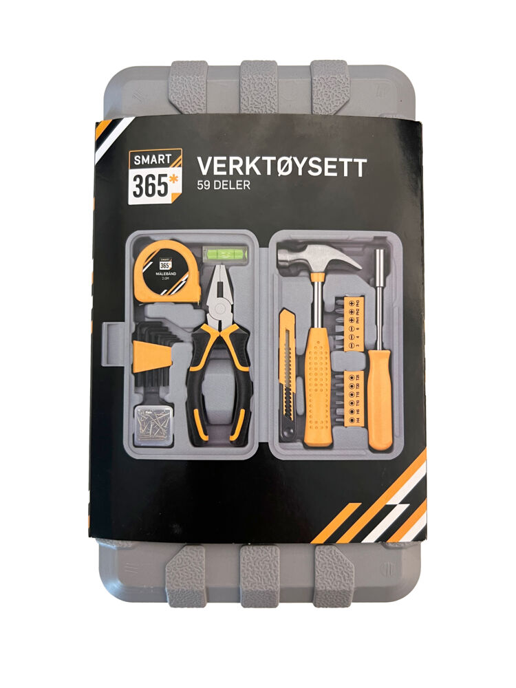Verktøysett 59 deler