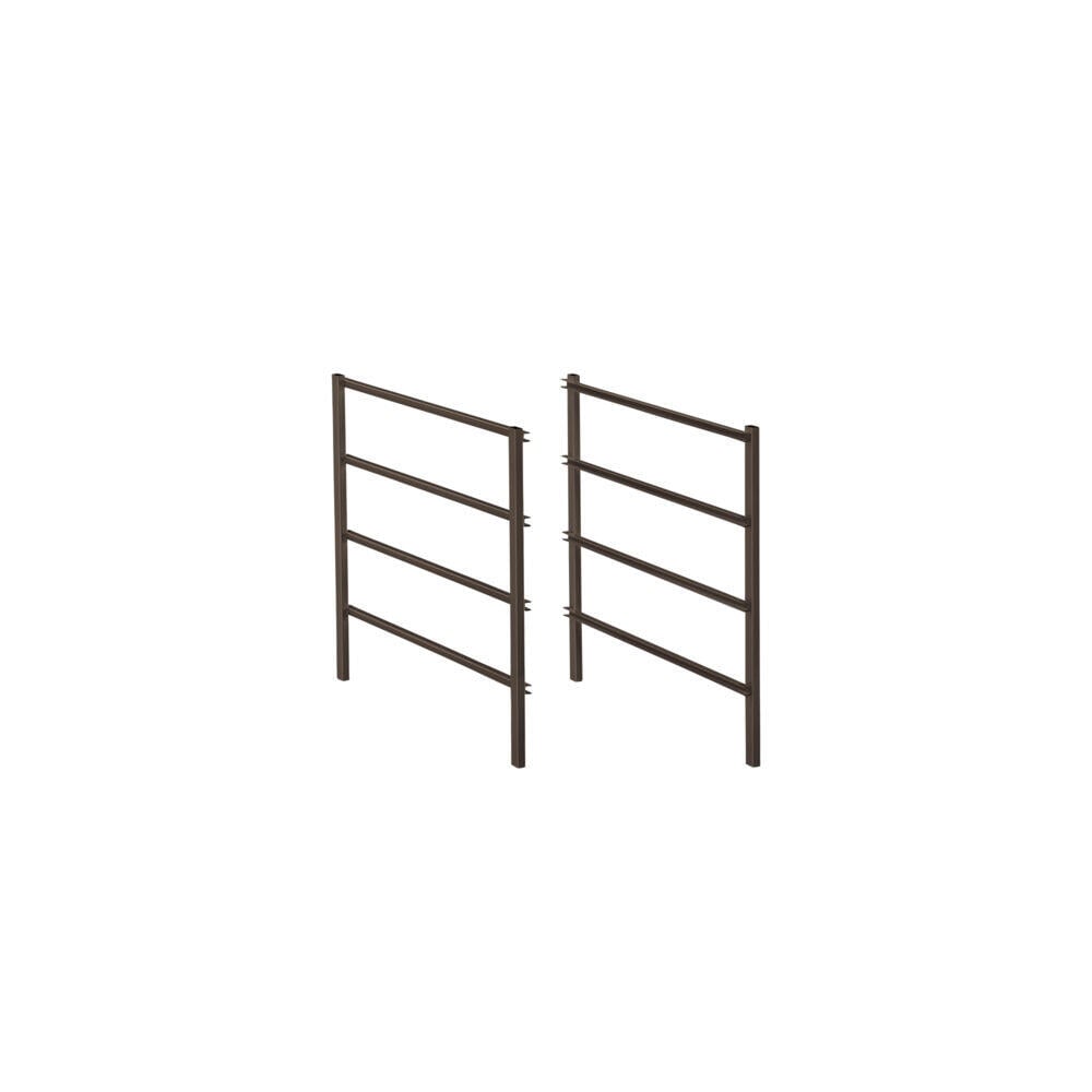 Elfa 440 mm graphite gavelside til kurvstativ