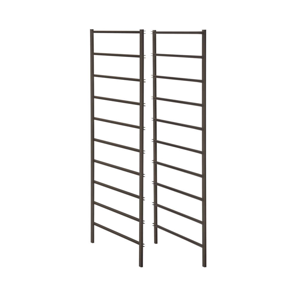 Elfa Klikk-inn graphite 1040 mm gavelside til kurvstativ