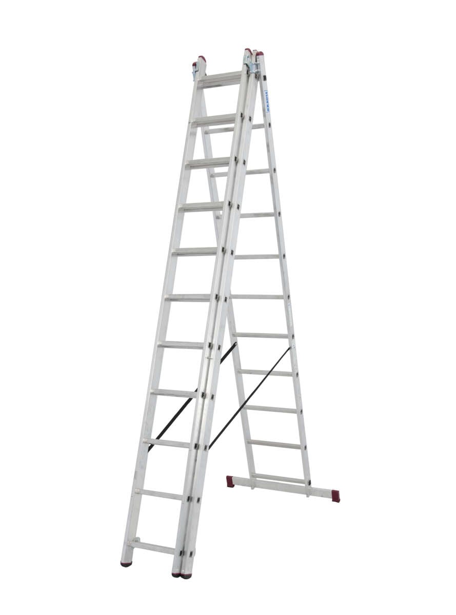 Krause Corda fleks-skyvestige 6,45 m 3x11 trinn