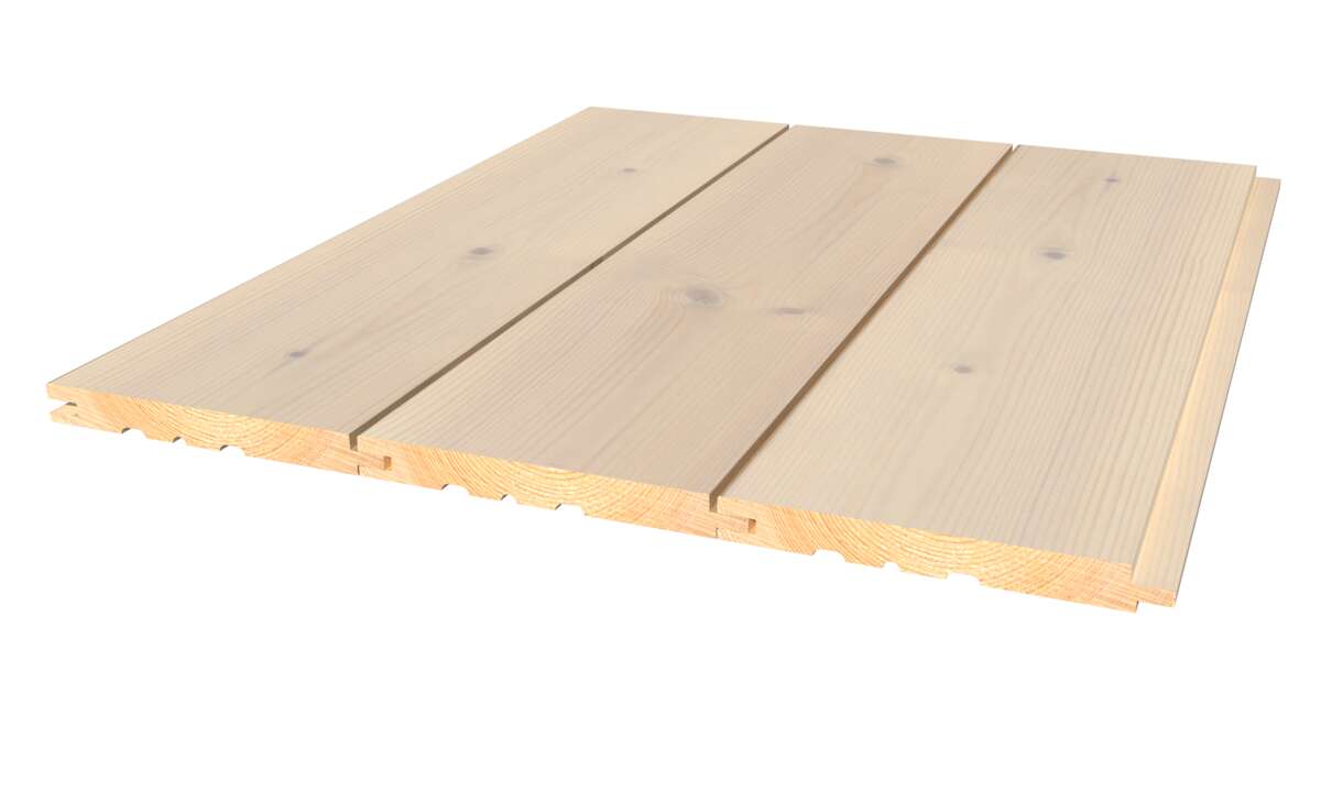 Furu 13x120 sprekk beiset morgendis