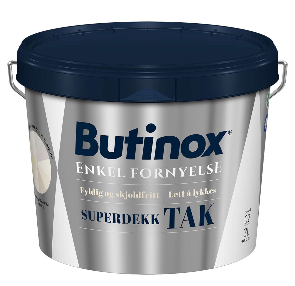 Butinox Superdekk Tak 02/helmatt interiørmaling