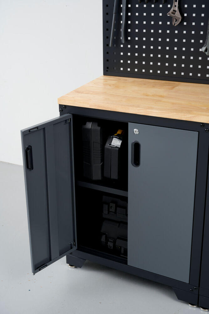 Probuilder arbeidsbenk med skap