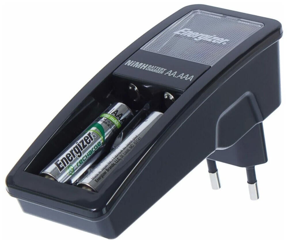 Energizer® minilader for 2 x AAA batterier