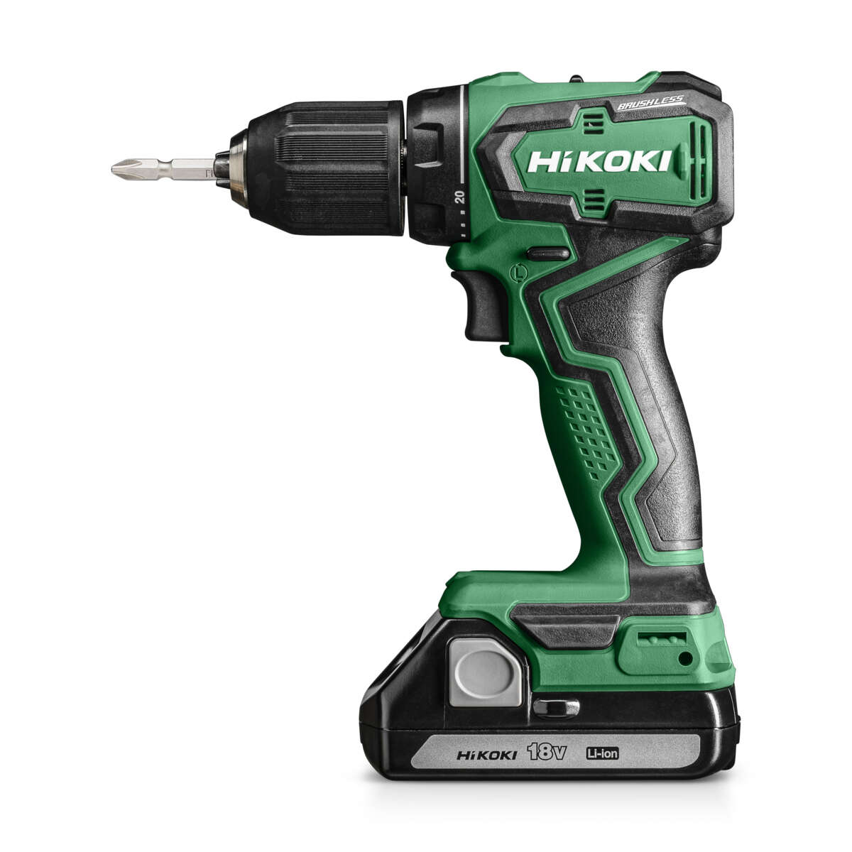 HiKOKI DS18DD HSC drill m/2 batterier