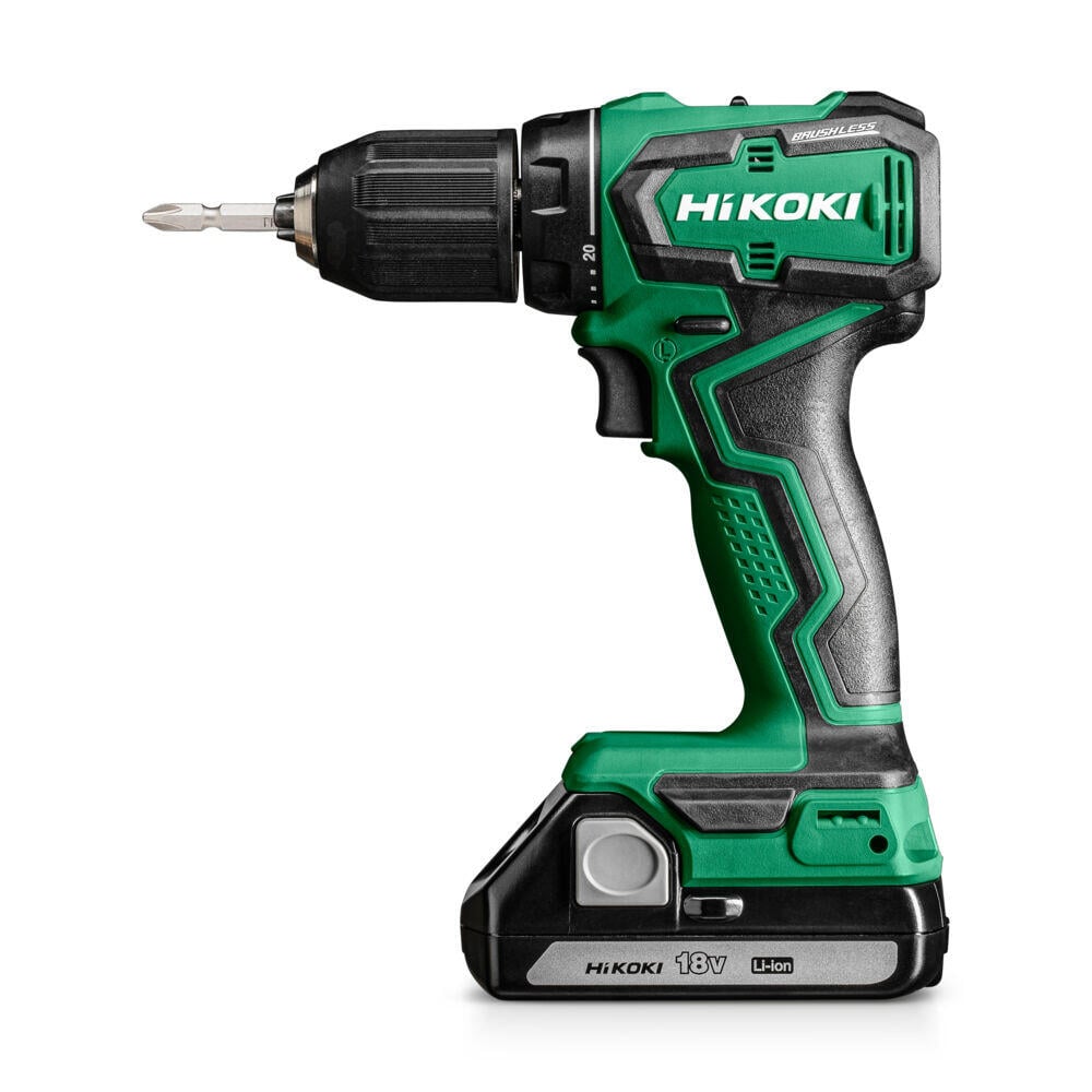 HiKOKI DS18DD HSC drill m/2 batterier