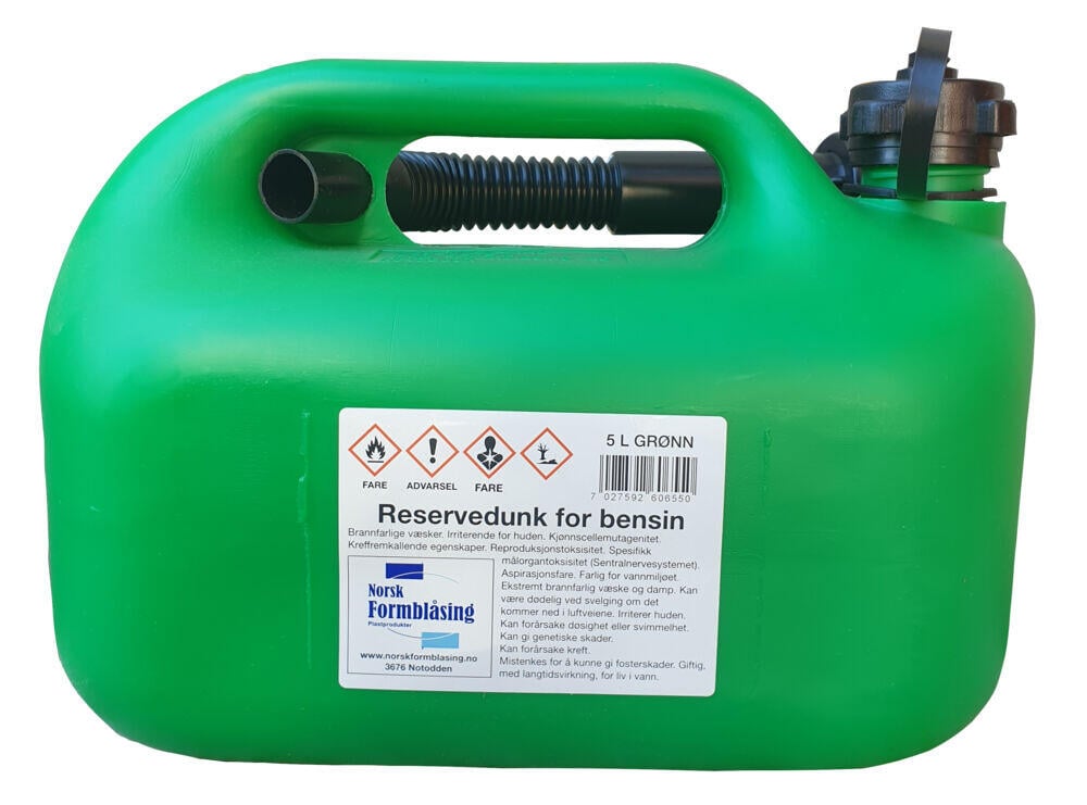 Trio drivstoffkanne 5L Grønn
