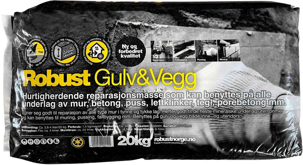 Robust Gulv&Vegg reparasjonsmasse