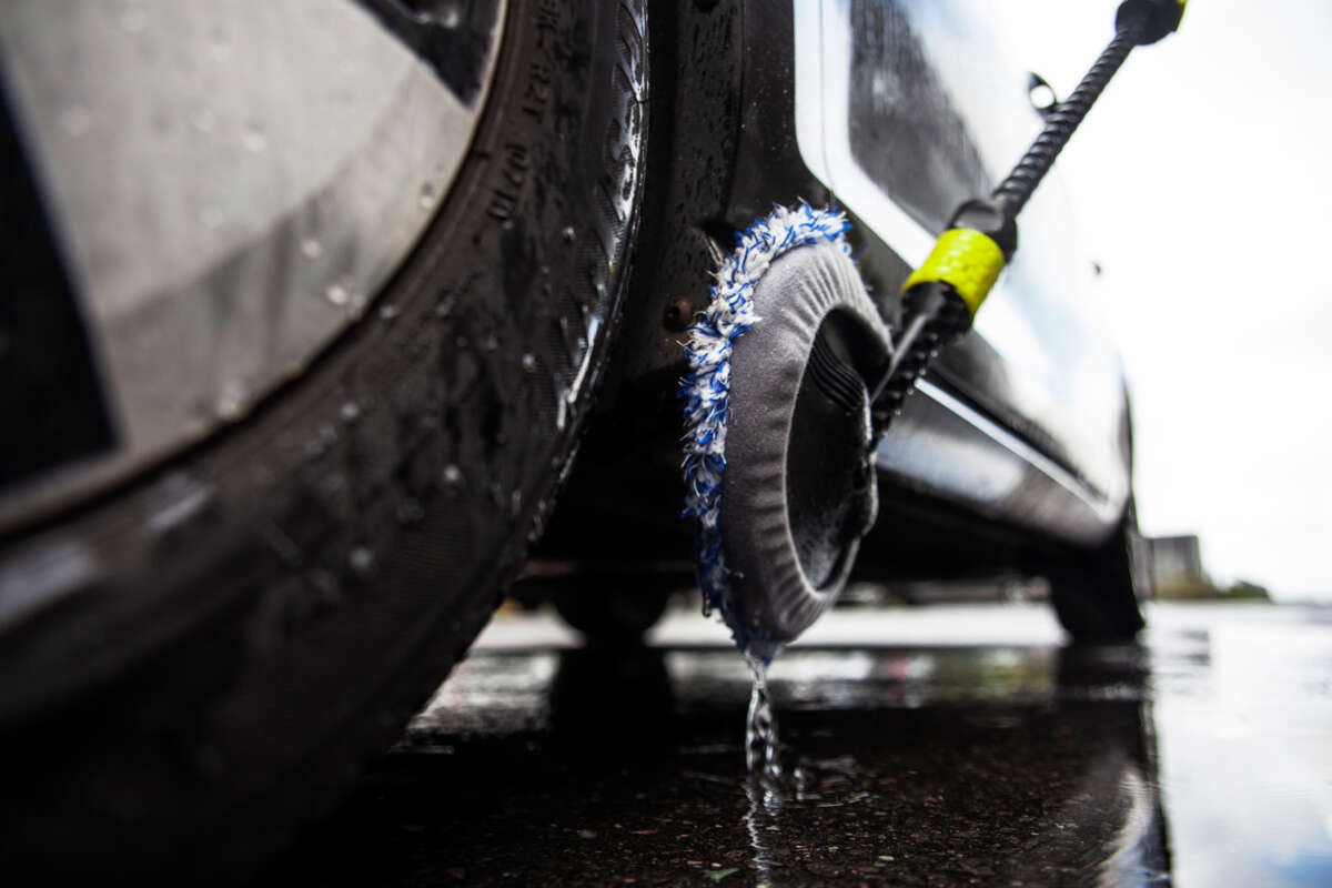 AVA 4 dual action microfiber pads for bilpleiebørste