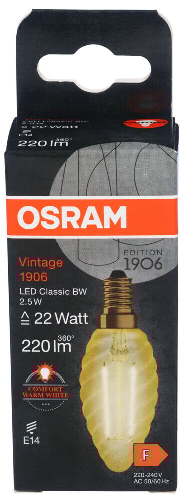 Osram Vintage 1906® LED classic pære