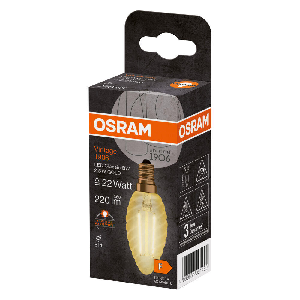 Osram Vintage 1906® LED classic pære
