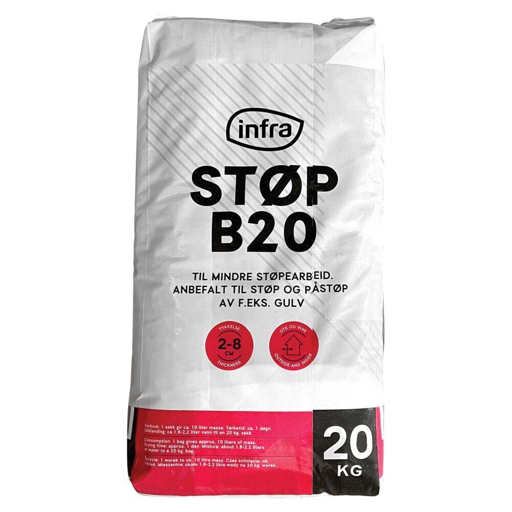 Infra B20 støpemørtel