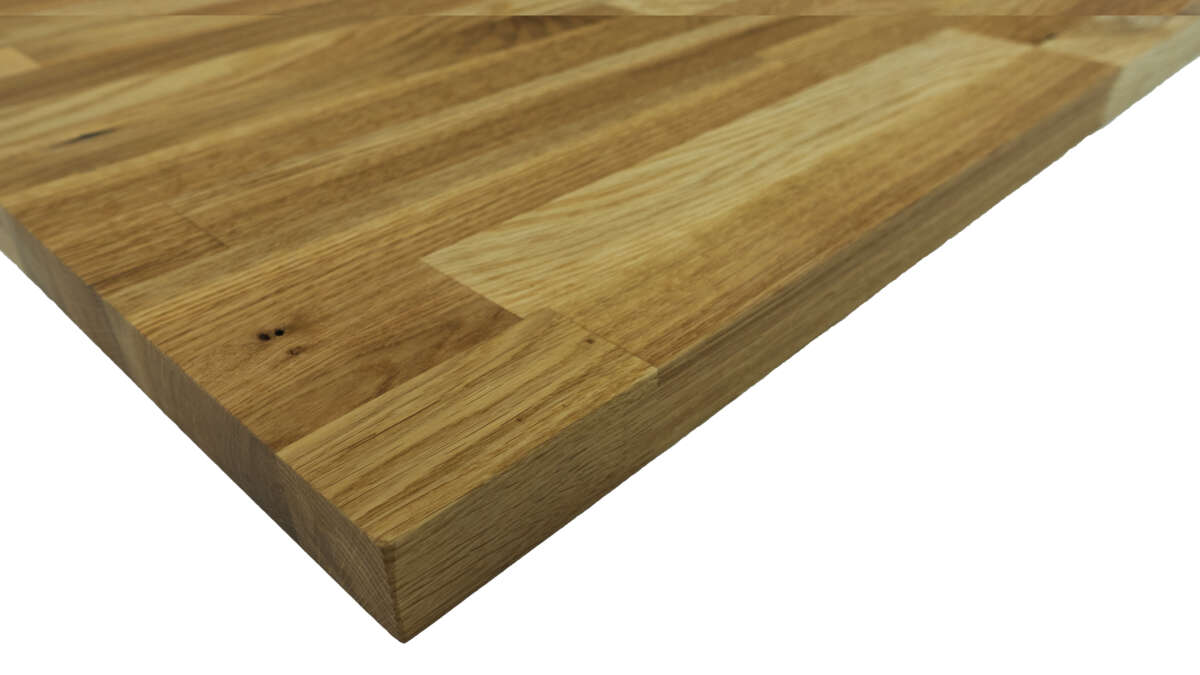 Level eik oljet B/C 27x3020x635 mm benkeplate