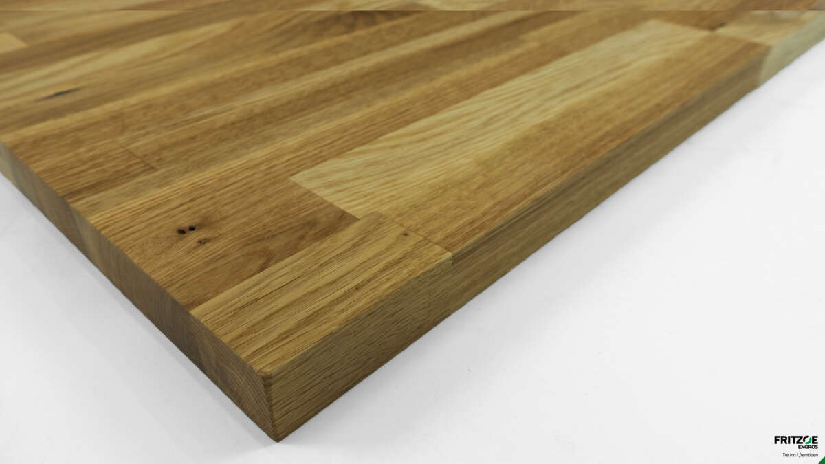 Level eik oljet B/C 27x3020x635 mm benkeplate