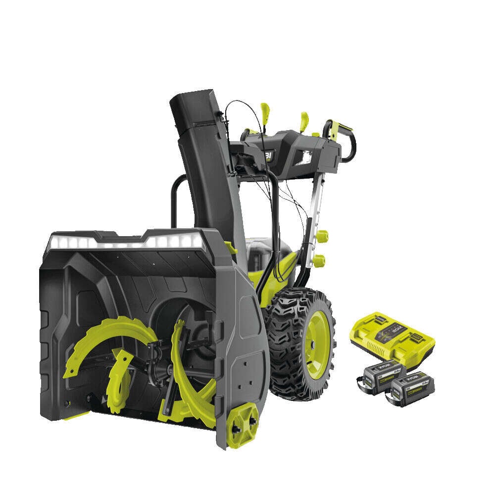 Ryobi Max Power RY36STX61A-260F snøfreser m/2 batterier