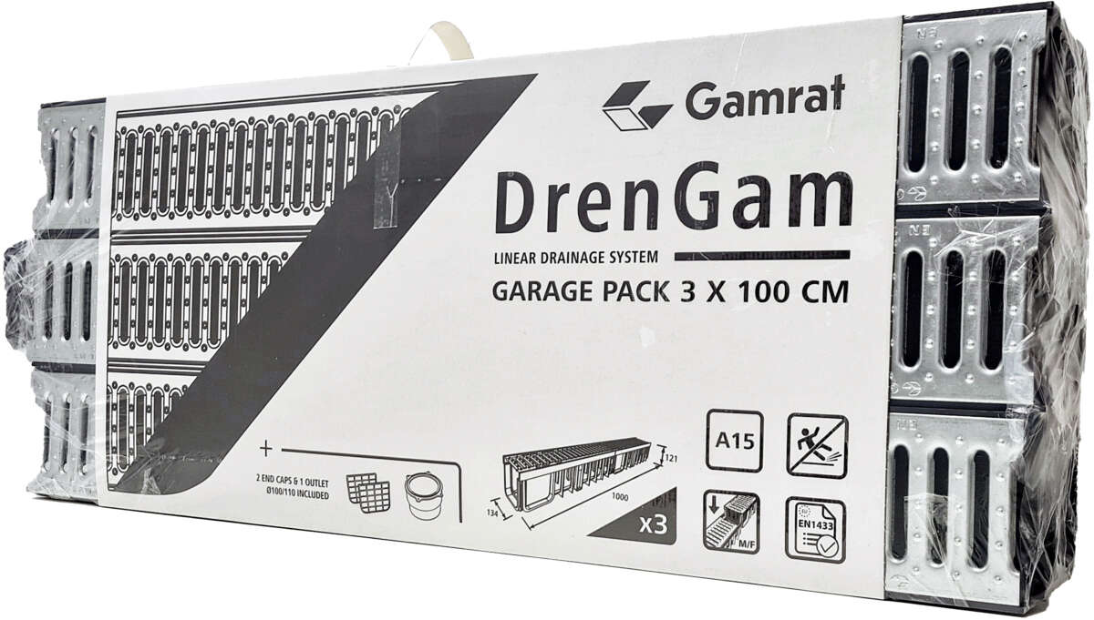 BB garasjepakke 3 meter komplett