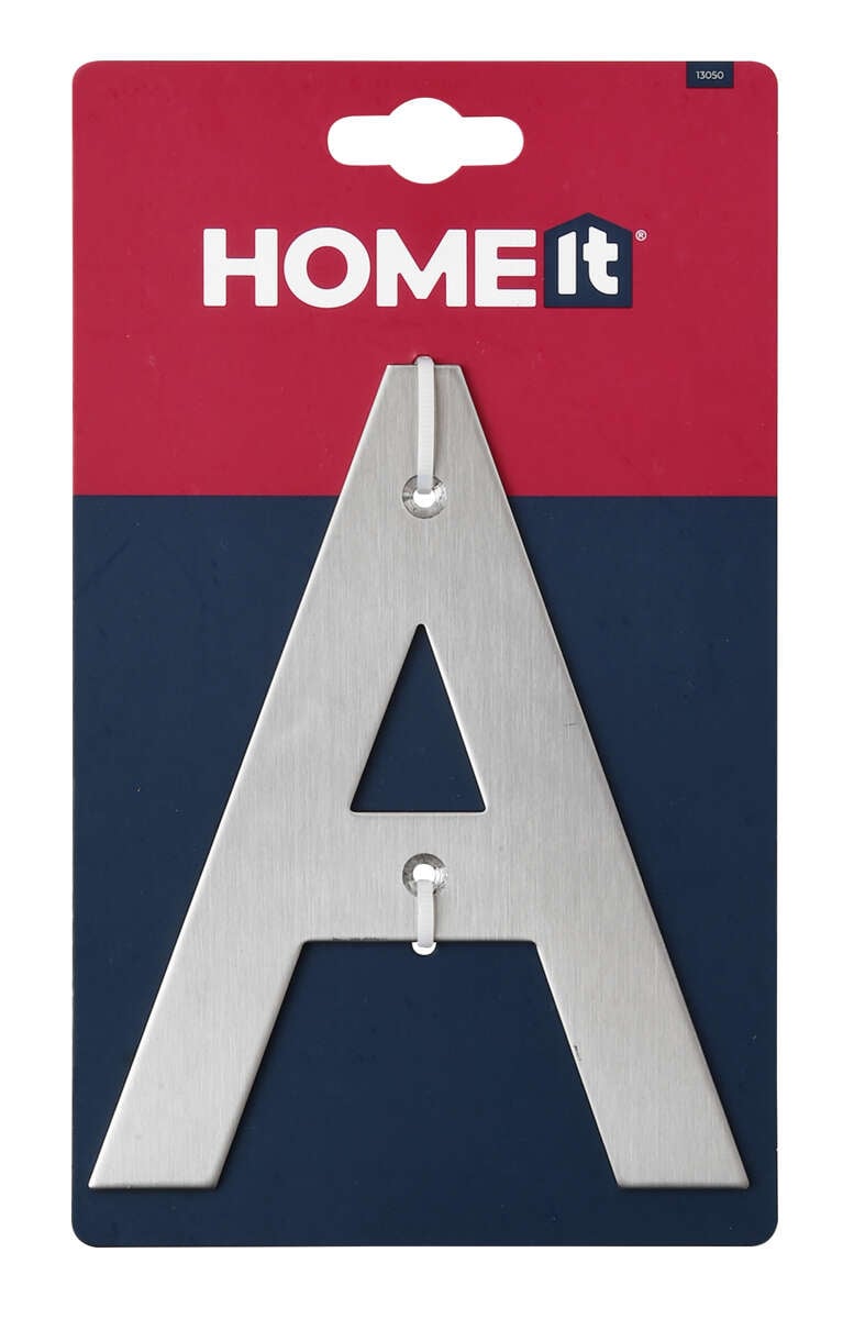 Husbokstav rustfritt stål