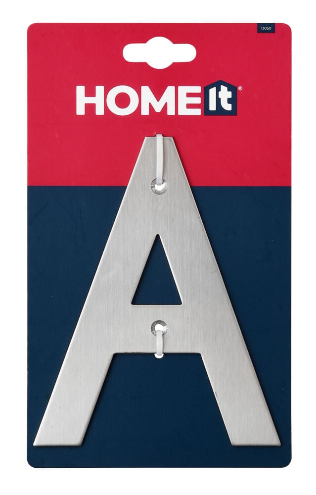 Husbokstav rustfritt stål