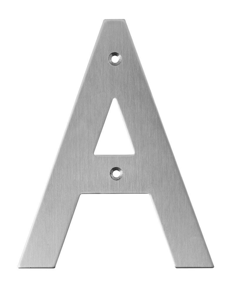 Husbokstav rustfritt stål