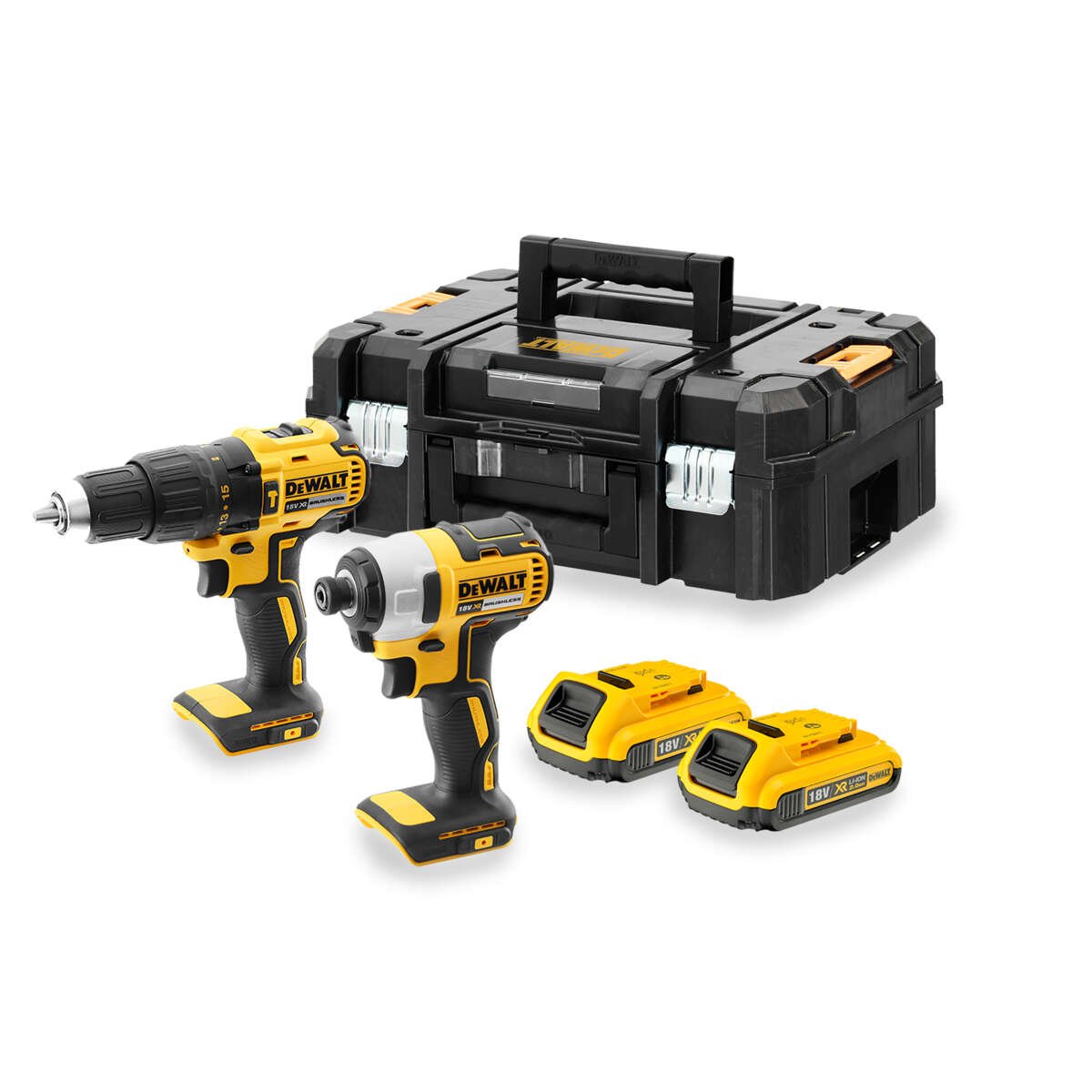 DeWalt verktøysett 18V slagdrill og slagtrekker