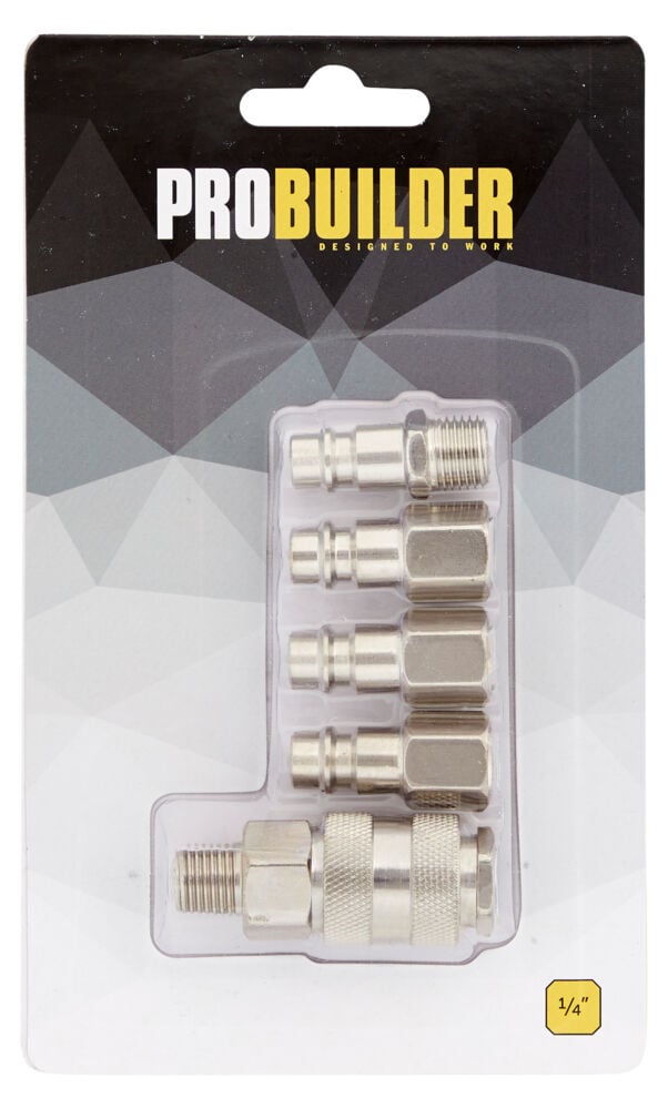 Probuilder trykkluft koplingsett 5 deler